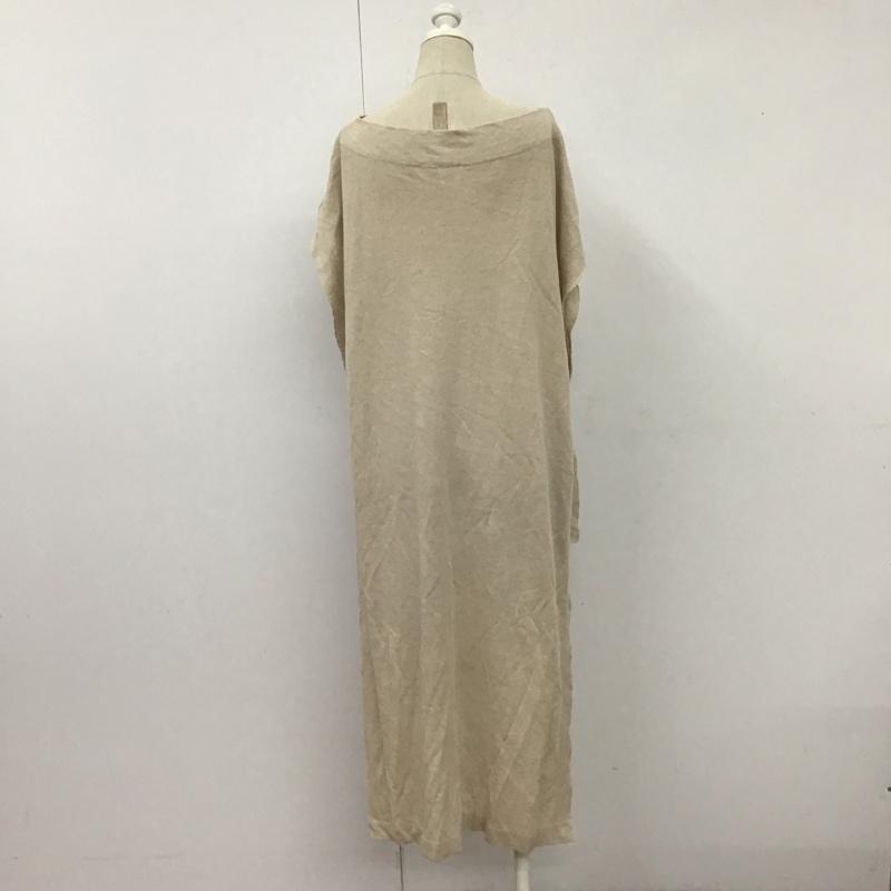 イエナ IENA ワンピース ロングスカート 21-080-914-1430-2-0 リネン ロングベスト 無地 ベージュ / ベージュ /  レディース USED 古着 中古 10108617
