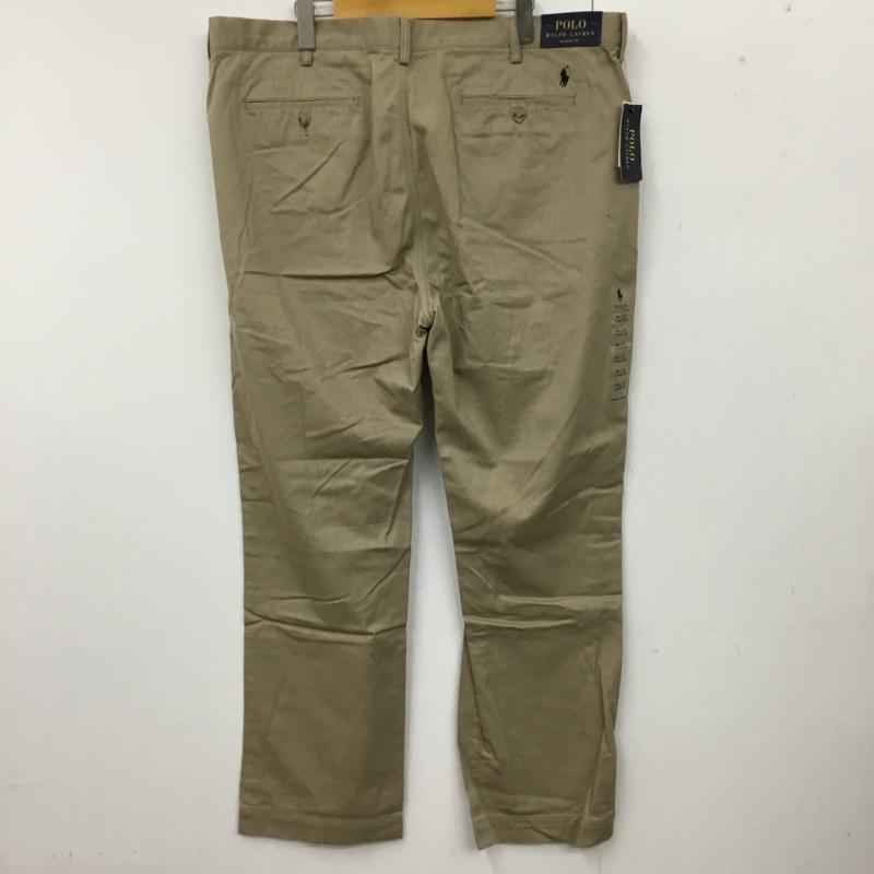 ポロラルフローレン POLO RALPH LAUREN パンツ チノパン チノパン カジュアルパンツ ワイドパンツ ストレートパンツ 40 無地 ベージュ / ベージュ /  メンズ USED 古着 中古 10112478