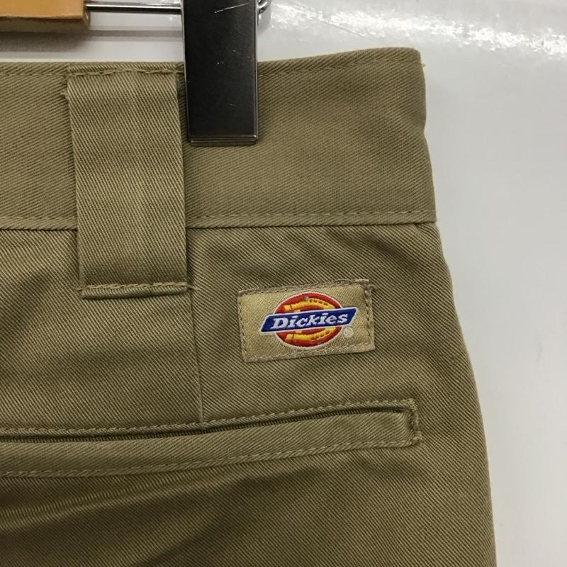 ディッキーズ Dickies パンツ ワークパンツ、ペインターパンツ UM874 ワークパンツ 30 ロゴ、文字 ベージュ / ベージュ /  メンズ USED 古着 中古 10144061