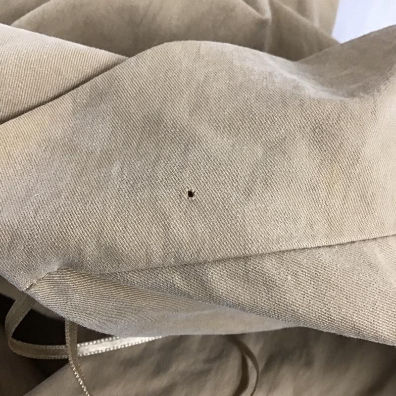 ザラ ZARA ワンピース ロングスカート 7385 111 743 カシュクール ベルト付き スリット 七分袖 S 無地 ベージュ / ベージュ /  レディース USED 古着 中古 10122557