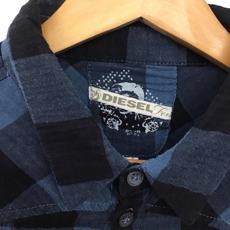 ディーゼル DIESEL シャツ、ブラウス 長袖 長袖シャツ チェックシャツ カラーシャツ S チェック マルチカラー / マルチカラー /  レディース USED 古着 中古 10142489