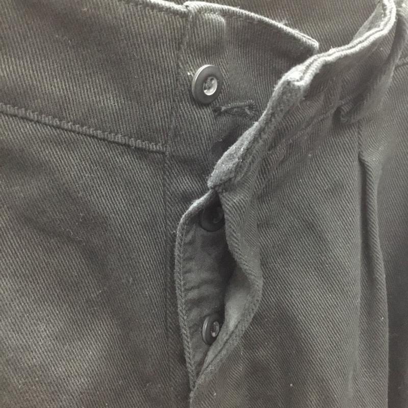 古着 USED パンツ チノパン WAIPER コットン 2タック 33 無地 黒 / ブラック /  メンズ USED 古着 中古 10115512