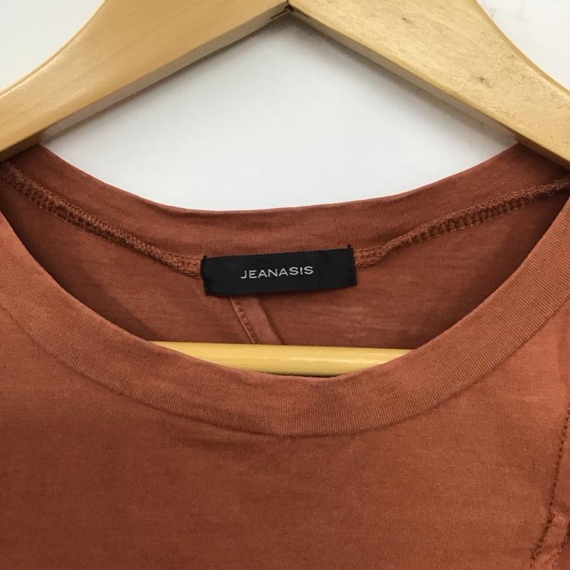 ジーナシス JEANASIS カットソー 長袖 FREE 無地 茶 / ブラウン /  レディース USED 古着 中古 10137318
