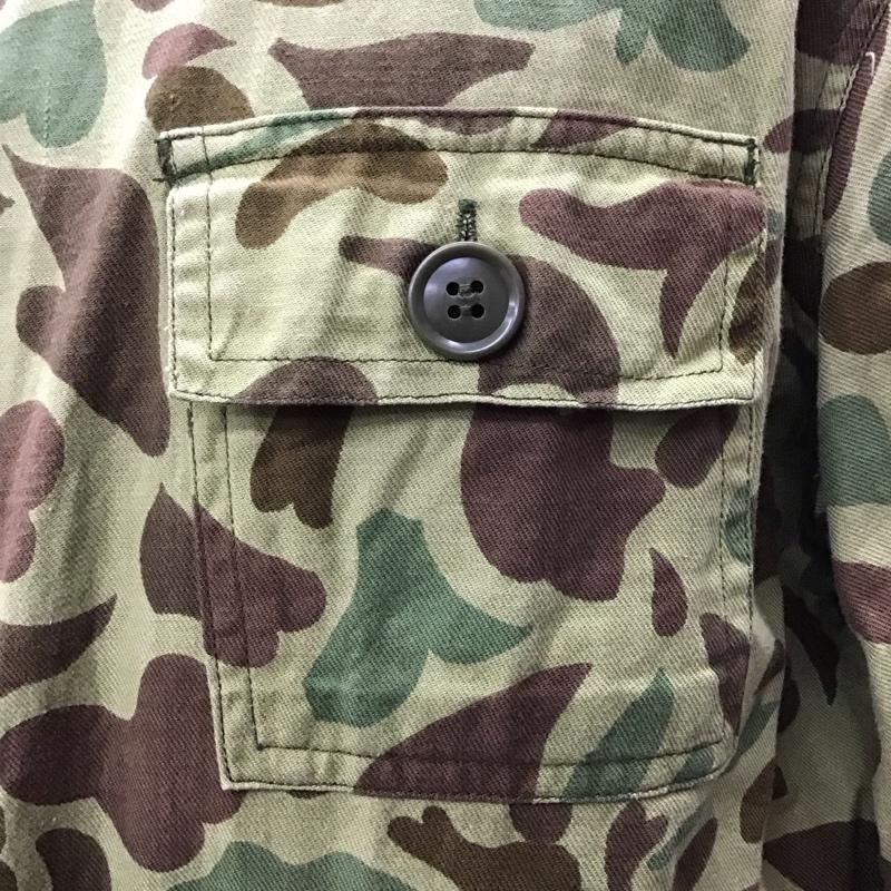 古着 USED シャツ、ブラウス 長袖 CALIBER 70年代 ミリタリー S カモフラージュ柄・迷彩 マルチカラー / マルチカラー /  メンズ USED 古着 中古 10121175