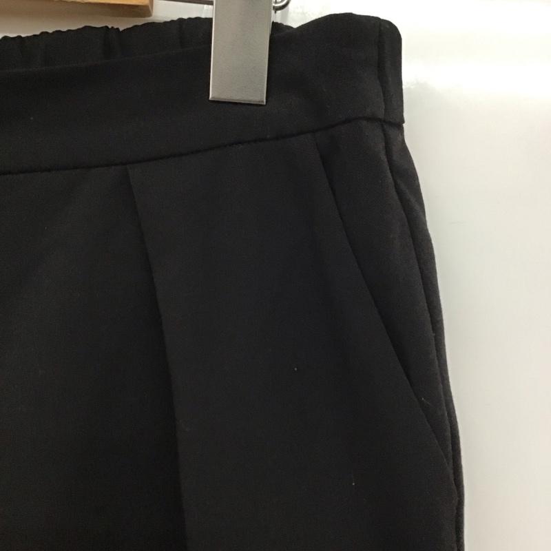 グリーンレーベルリラクシング green label relaxing パンツ スラックス 3526-699-1908 テーパードパンツ 無地 黒 / ブラック /  レディース USED 古着 中古 10113984