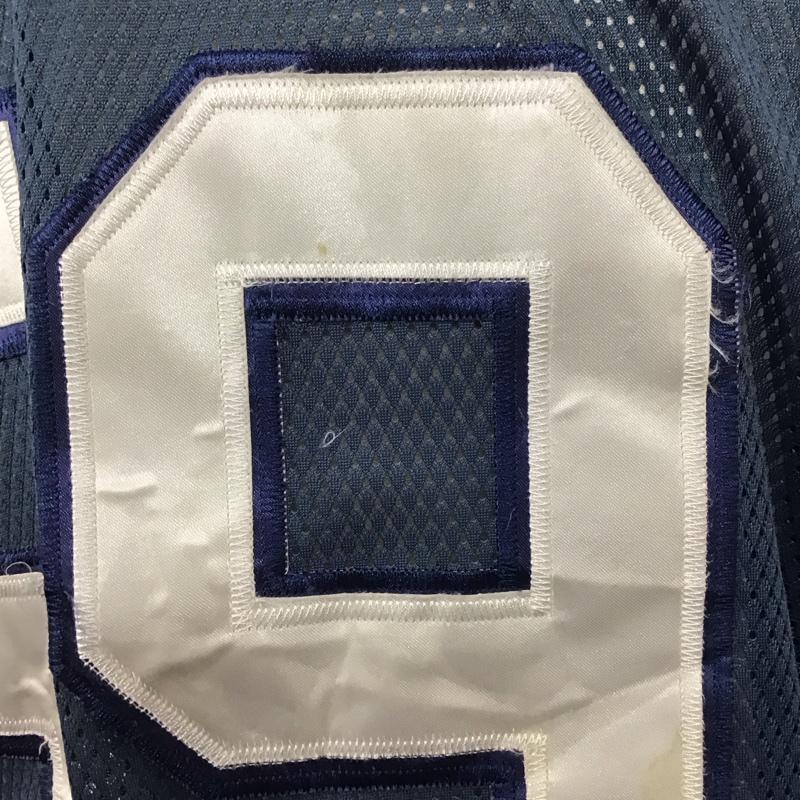 リーボック Reebok カットソー 半袖 R700A NFL SEAHAWKS メッシュ ロゴ、文字 紺 / ネイビー /  メンズ USED 古着 中古 10107922