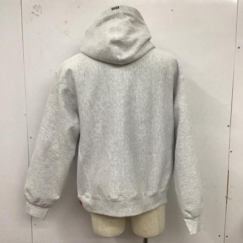 シュプリーム Supreme パーカー 長袖 23AW BoxLogoHoodedSweatshirt 長袖パーカー プルオーバーパーカー M ロゴ、文字 灰 / グレー /  メンズ USED 古着 中古 10124501