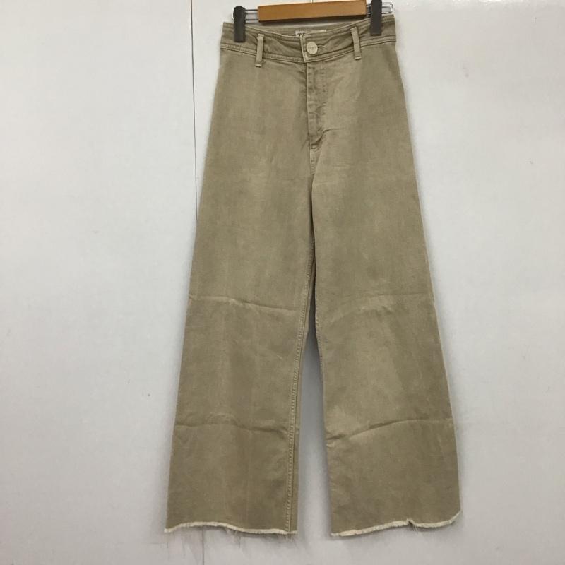 ザラ ZARA パンツ デニム、ジーンズ 34 無地 ベージュ / ベージュ /  レディース USED 古着 中古 10131189