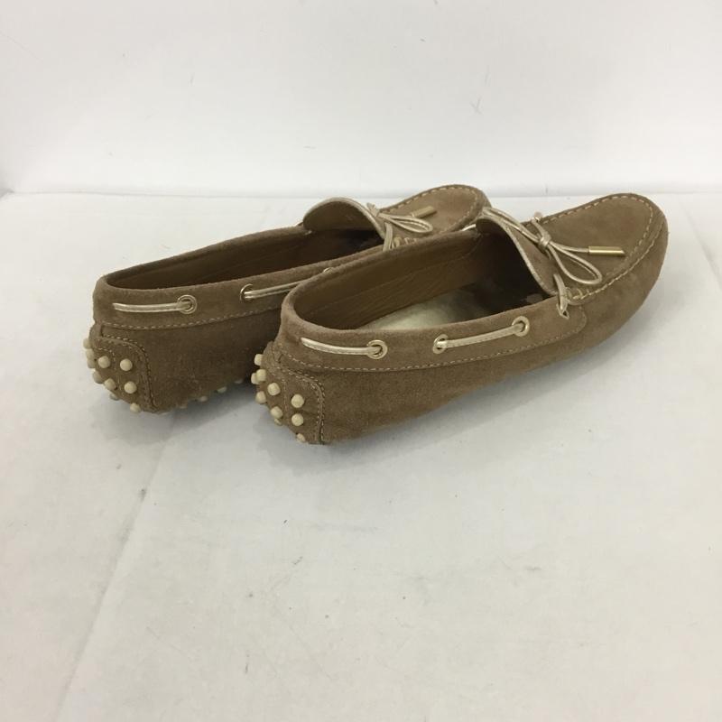 トッズ TOD S カジュアルシューズ カジュアルシューズ ドライビングシューズ 38 無地 ベージュ / ベージュ /  レディース USED 古着 中古 10133899