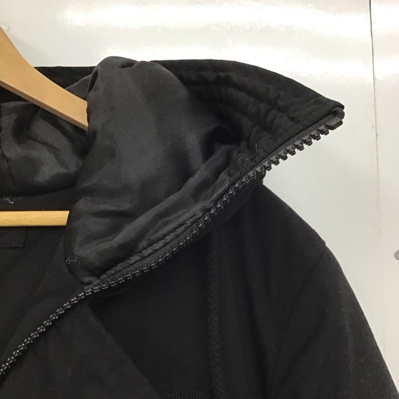 アヴィレックス AVIREX U.S.A. ジャケット、上着 ジャンパー、ブルゾン ジップアップジャケット パーカージャケット アウター L ロゴ、文字 黒 / ブラック /  メンズ USED 古着 中古 10149139