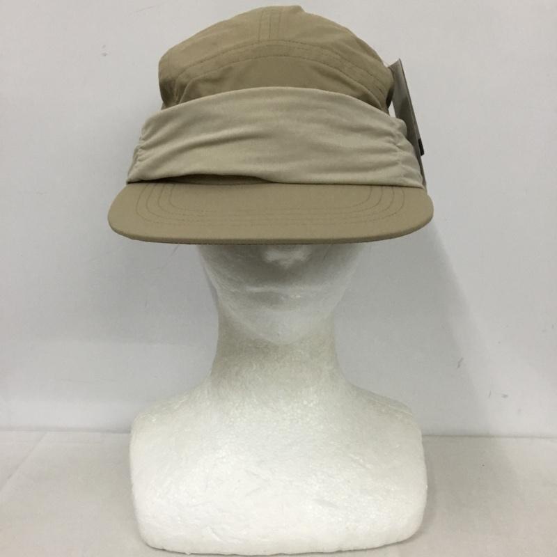 チャンピオン Champion 帽子 キャップ 181-0630 ファイスネックカバーキャップ ネックゲイター付き 2WAY タグ付き ロゴ、文字 ベージュ / ベージュ /  レディース USED 古着 中古 10142804