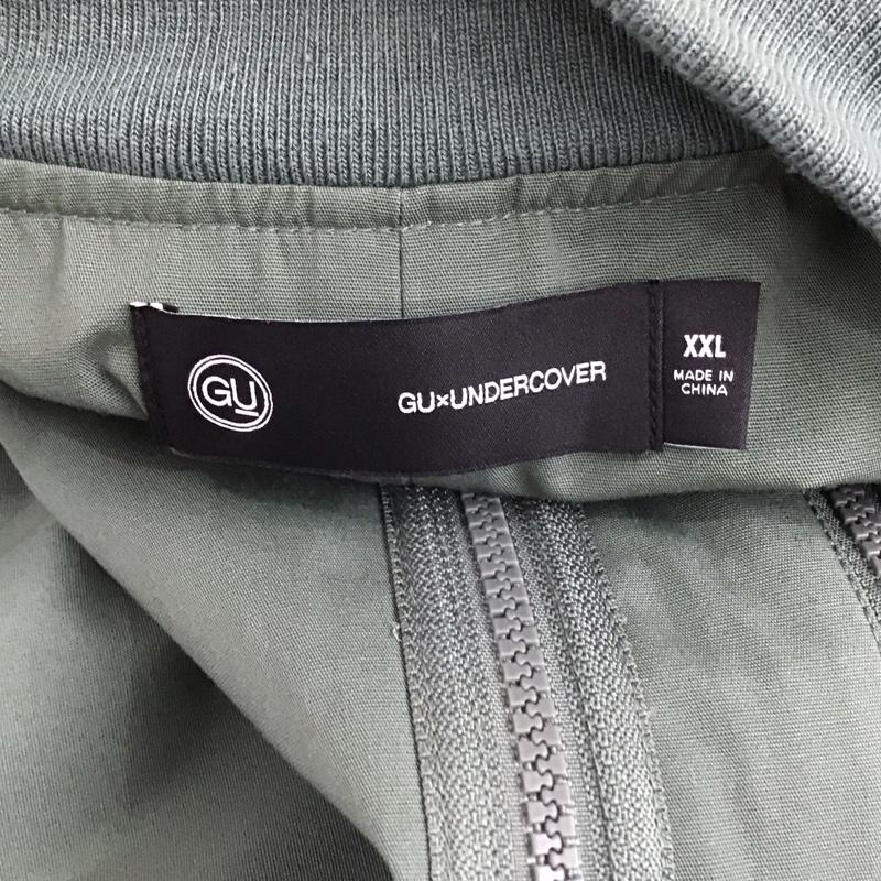 ジーユー GU ジャケット、上着 ジャンパー、ブルゾン 311-351030 リブブルゾン ジップアップジャケット アウター XXL 無地 カーキ / カーキ /  メンズ USED 古着 中古 10119140