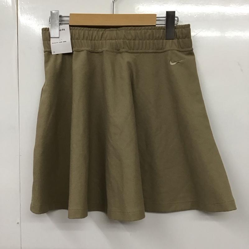 ナイキ NIKE スカート ミニスカート FD0898-247 NSW PIQUE NCPS スカート M 無地 ベージュ / ベージュ /  レディース USED 古着 中古 10131023