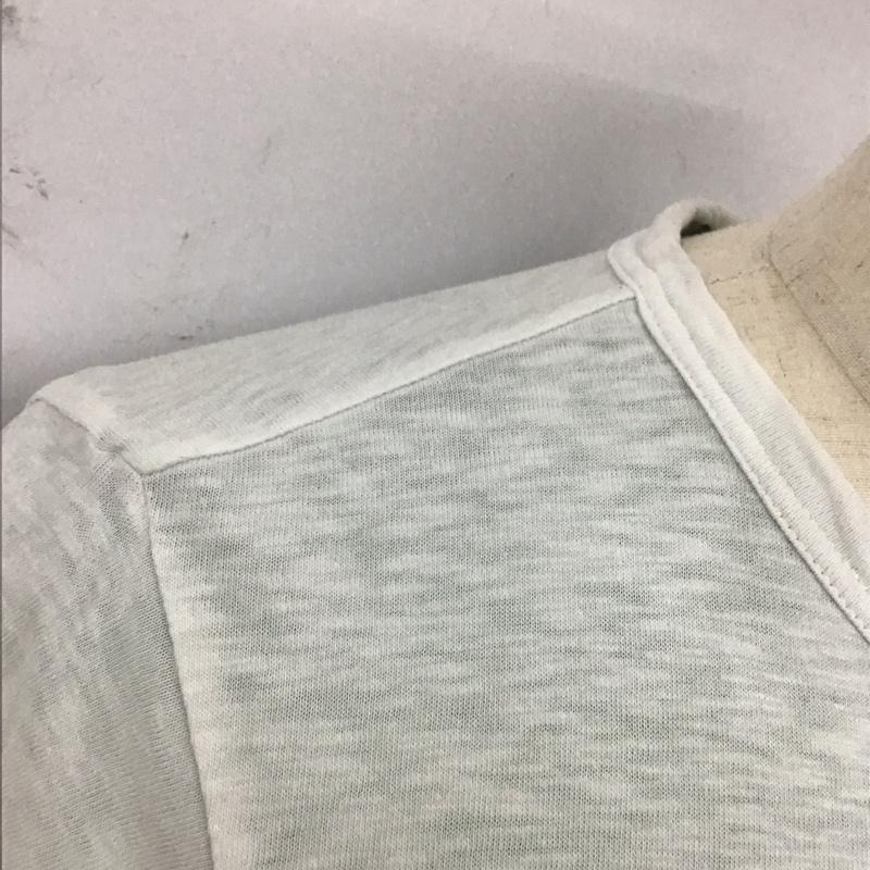 チャンピオン Champion Tシャツ 半袖 半袖カットソー プリントTシャツ クルーネックカットソー リバーシブル S プリント 白 / ホワイト / X 緑 / グリーン /  メンズ USED 古着 中古 10112821