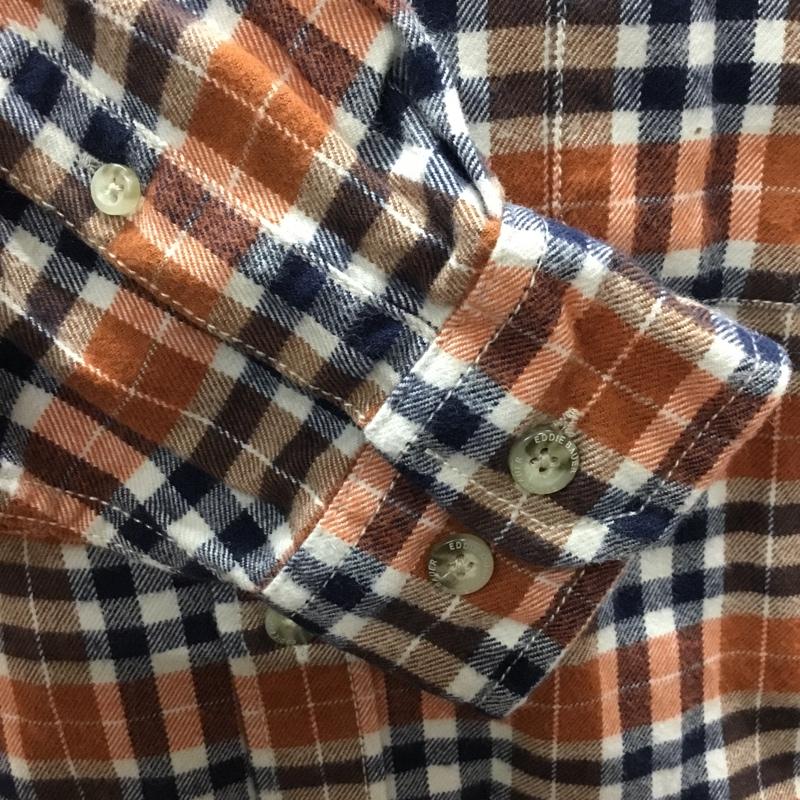 エディーバウアー Eddie Bauer シャツ、ブラウス 長袖 長袖シャツ カラーシャツ ポケットシャツ 長袖カットソー チェックシャツ S チェック マルチカラー / マルチカラー /  メンズ USED 古着 中古 10114810