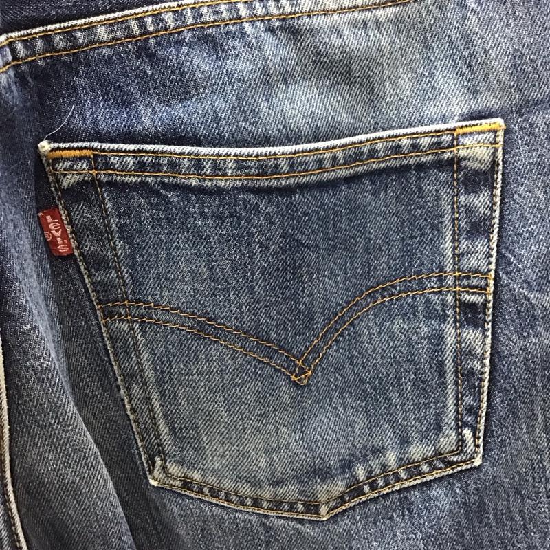 リーバイス Levi s パンツ デニム、ジーンズ デニムパンツ ストレートパンツ ワイドパンツ カジュアルパンツ 90s 501 34 無地 インディゴ / インディゴ /  メンズ USED 古着 中古 10116226