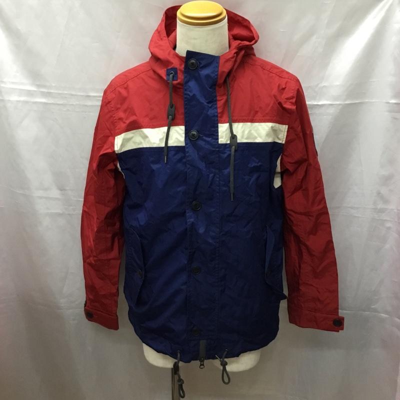 エディーバウアー Eddie Bauer ジャケット、上着 ジャケット、ブレザー ウィンドブレーカー M ワンポイント 赤 / レッド / X 白 / ホワイト / X 紺 / ネイビー /  メンズ USED 古着 中古 10111361