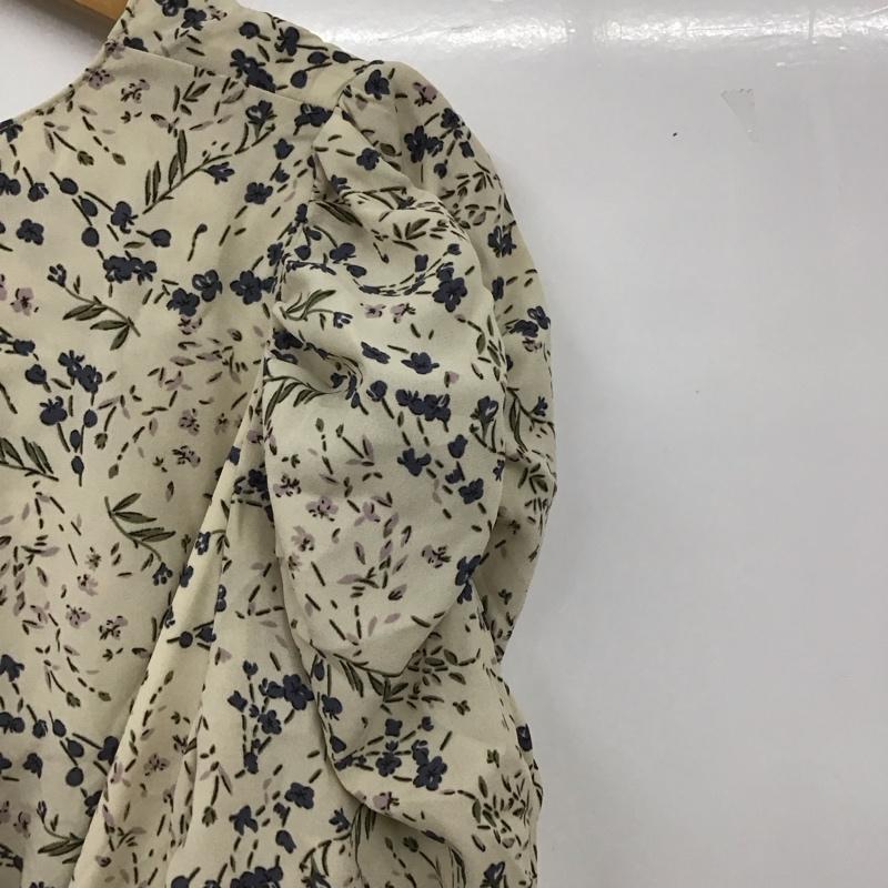 グレイル GRL ワンピース ロングスカート mc015 バックリボンVネックワンピース 半袖 L 花柄 マルチカラー / マルチカラー /  レディース USED 古着 中古 10119246