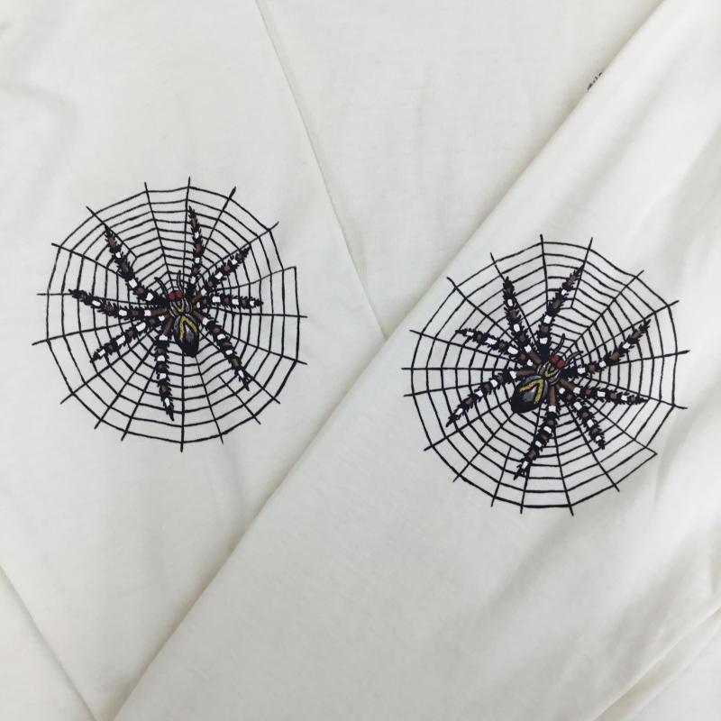 バンズ VANS カットソー 長袖 L ロゴ、文字 アイボリー / アイボリー /  メンズ USED 古着 中古 10134791