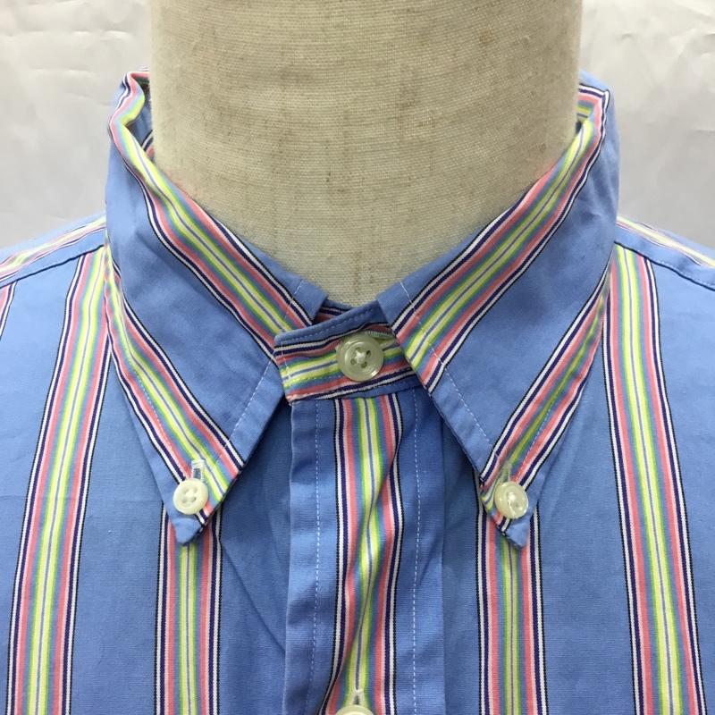 ラルフローレン RALPHLAUREN シャツ、ブラウス 長袖 ボタンダウン ストライプ L ワンポイント マルチカラー / マルチカラー /  メンズ USED 古着 中古 10112910