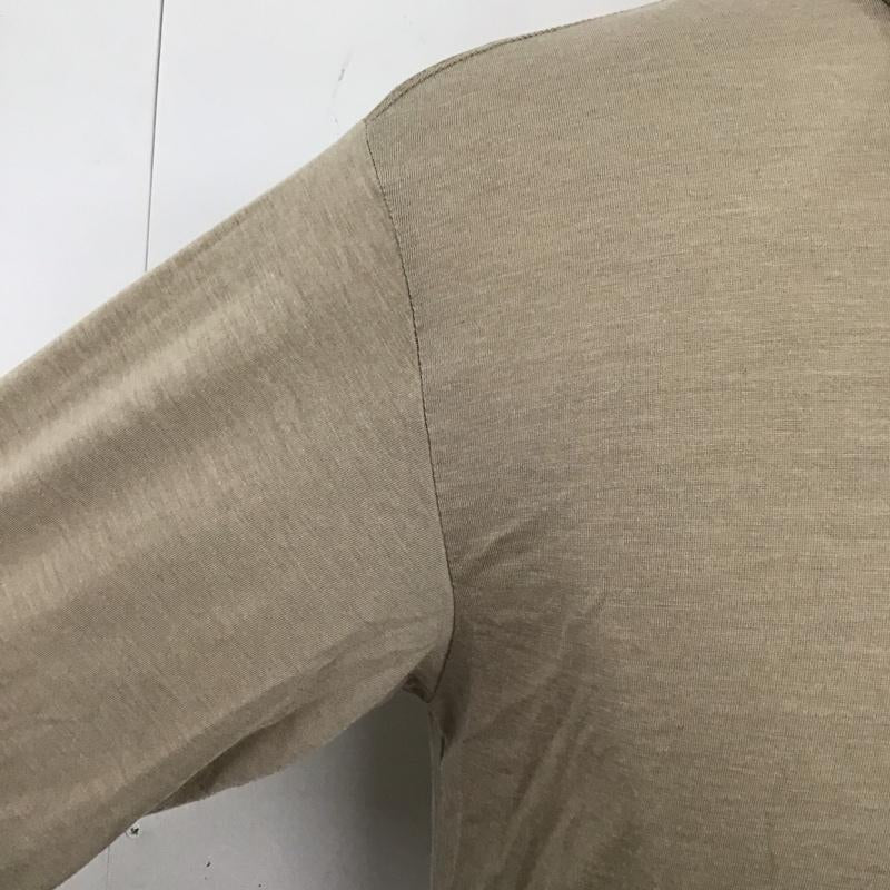 ザノースフェイス THE NORTH FACE Tシャツ 長袖 NT32088 ラッシュドライ メリノ クルー バックプリント L ロゴ、文字 茶 / ブラウン /  メンズ USED 古着 中古 10119682