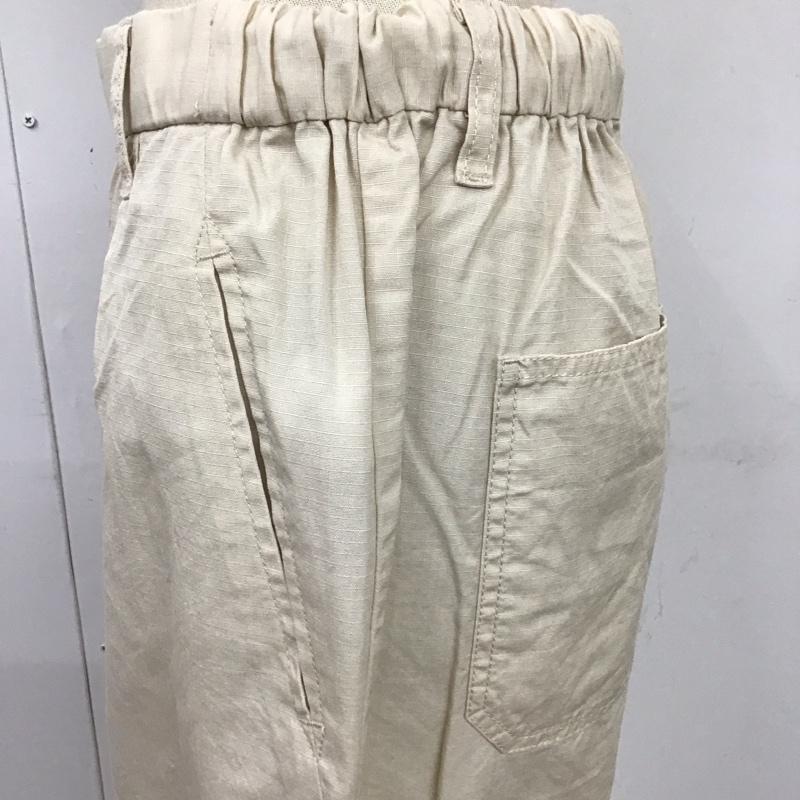 スタディオクリップ studio CLIP ボトムス ボトムス SC244069-1 ワイドパンツ 裾2way FREE 無地 アイボリー / アイボリー /  レディース USED 古着 中古 10118709