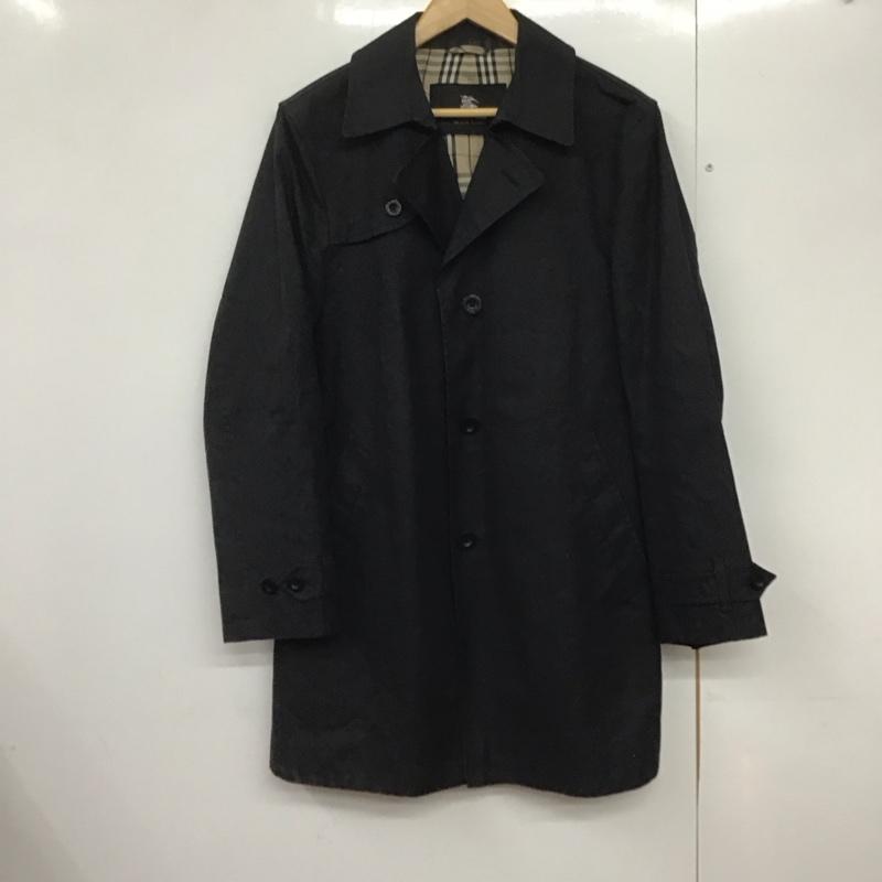 バーバリーブラックレーベル BURBERRY BLACK LABEL ジャケット、上着 ジャケット、ブレザー 長袖ジャケット アウター 前ボタン カラージャケット M 無地 黒 / ブラック /  メンズ USED 古着 中古 10142967