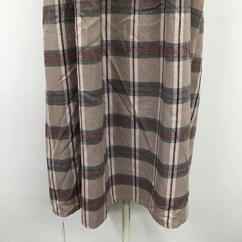 エヘカソポ ehka sopo ワンピース ロングスカート FREE チェック マルチカラー / マルチカラー /  レディース USED 古着 中古 10121277