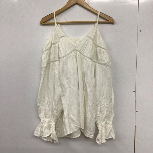 ミスティック mystic カットソー 長袖 長袖カットソー フレア オフショルダー FREE 無地 白 / ホワイト /  レディース USED 古着 中古 10135038