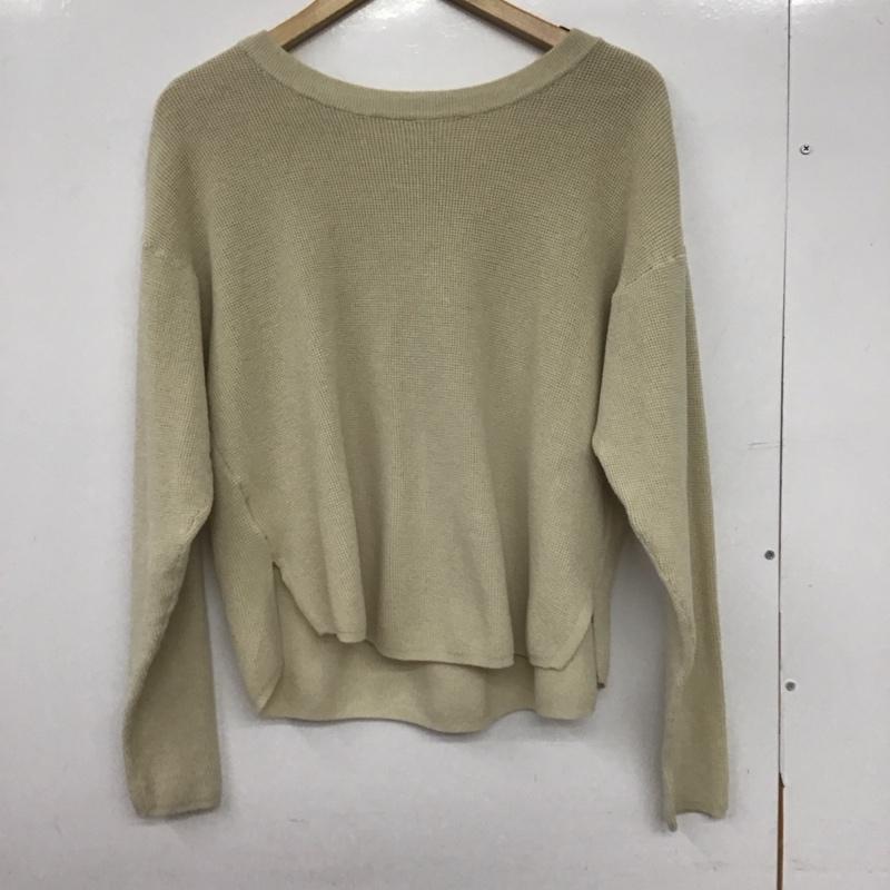 スタディオクリップ studio CLIP カットソー 長袖 FREE 無地 ベージュ / ベージュ /  レディース USED 古着 中古 10147779