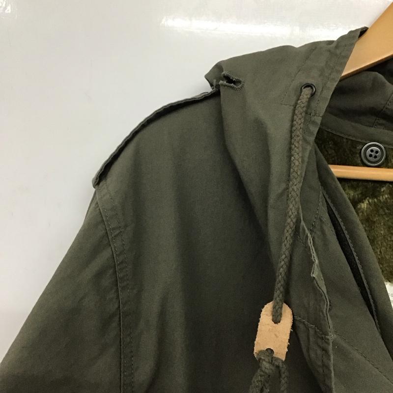 ヒューストン HOUSTON ジャケット、上着 ジャンパー、ブルゾン ジップアップジャケット アウター 古着 ロングジャケット XS 無地 カーキ / カーキ /  メンズ USED 古着 中古 10142565