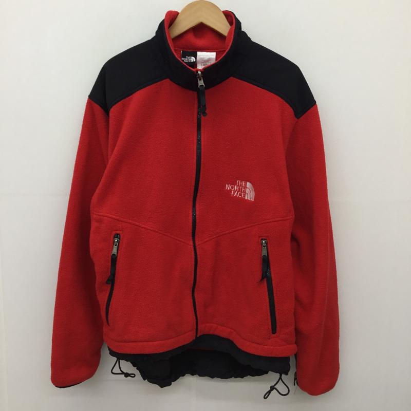 ザノースフェイス THE NORTH FACE ジャケット、上着 ジャケット、ブレザー L ロゴ、文字 黒 / ブラック / X 赤 / レッド /  メンズ USED 古着 中古 10139433