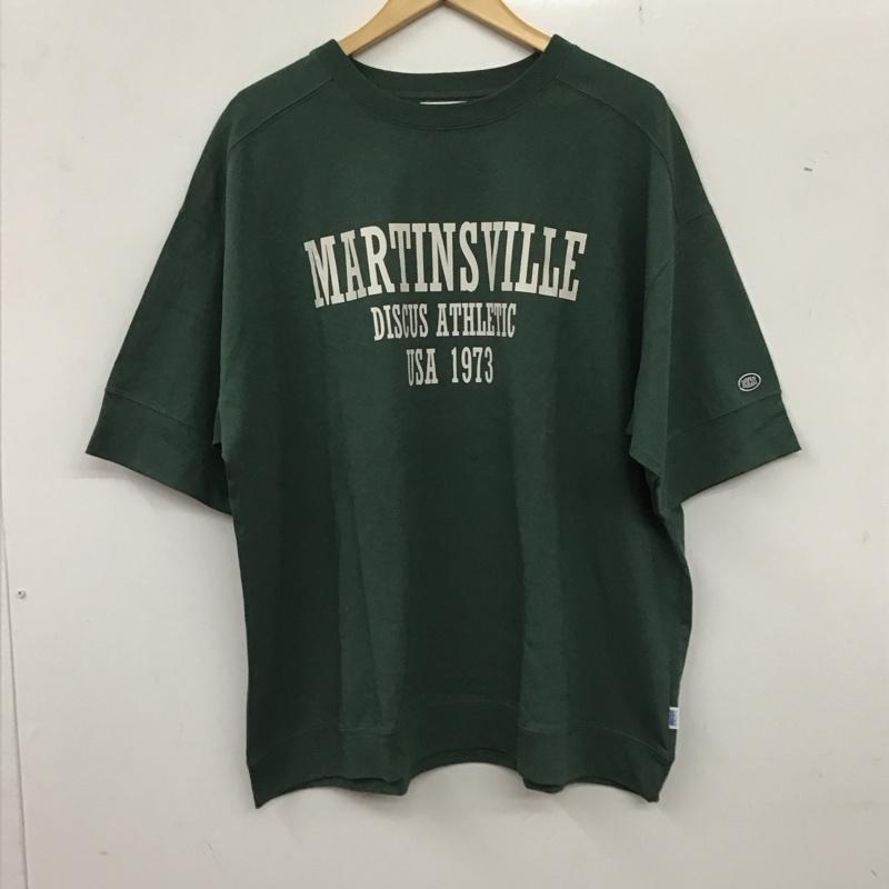 ディスカス アスレチック DISCUS ATHLETIC Tシャツ 半袖 3287-7768 BIG Tシャツ ROPE PICNIC R L ロゴ、文字 緑 / グリーン /  レディース USED 古着 中古 10137040