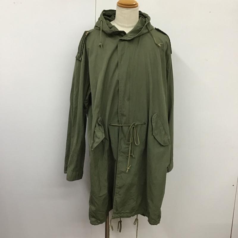 ヒューストン HOUSTON コート コート一般 8415-782-3217 モッズコート ミリタリー L 無地 カーキ / カーキ /  メンズ USED 古着 中古 10119162