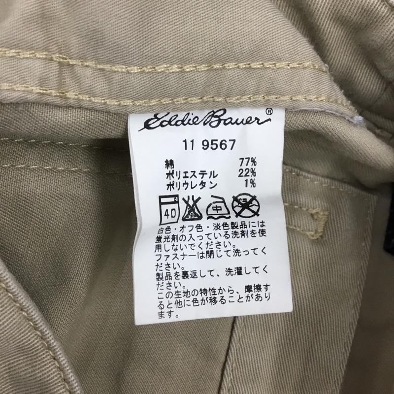 エディーバウアー Eddie Bauer パンツ チノパン チノパン カジュアルパンツ スリムパンツ 無地 ベージュ / ベージュ /  レディース USED 古着 中古 10122509