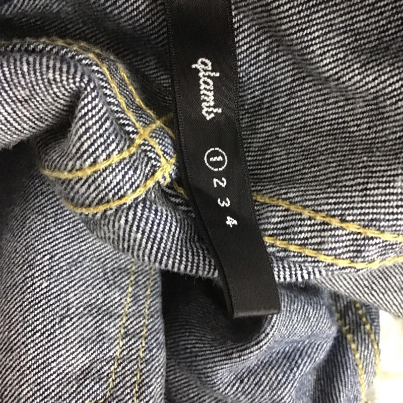 グラム glamb パンツ デニム、ジーンズ テーパード 裾リブ 1 無地 インディゴ / インディゴ /  メンズ USED 古着 中古 10106920