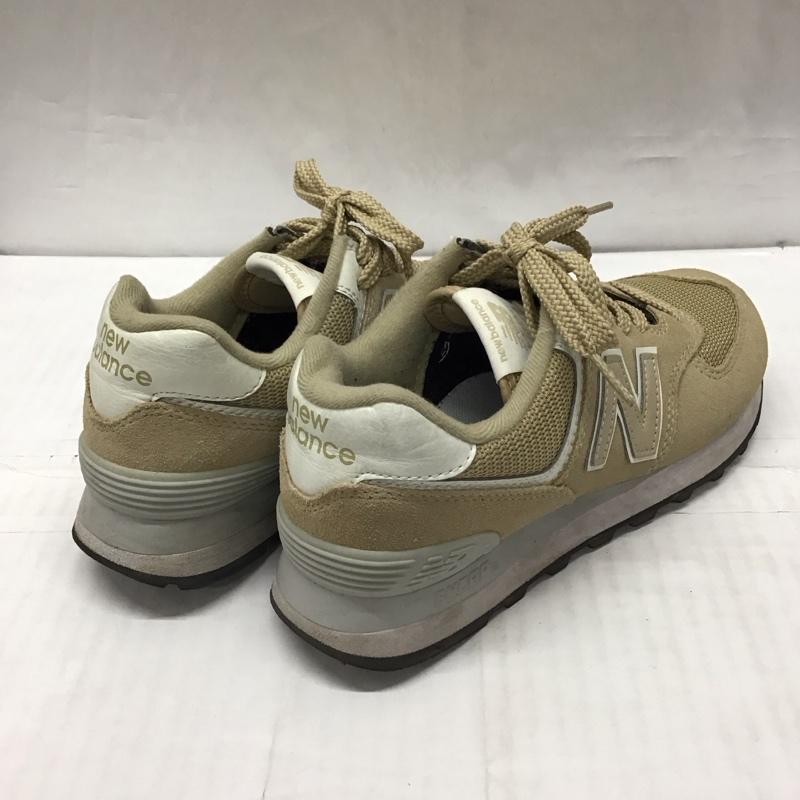 ニューバランス New Balance スニーカー スニーカー ML574ERJ 23cm 23.0cm ロゴ、文字 ベージュ / ベージュ /  レディース USED 古着 中古 10118200