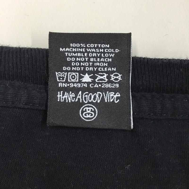 ステューシー STUSSY Tシャツ 半袖 M プリント 黒 / ブラック /  メンズ USED 古着 中古 10108767