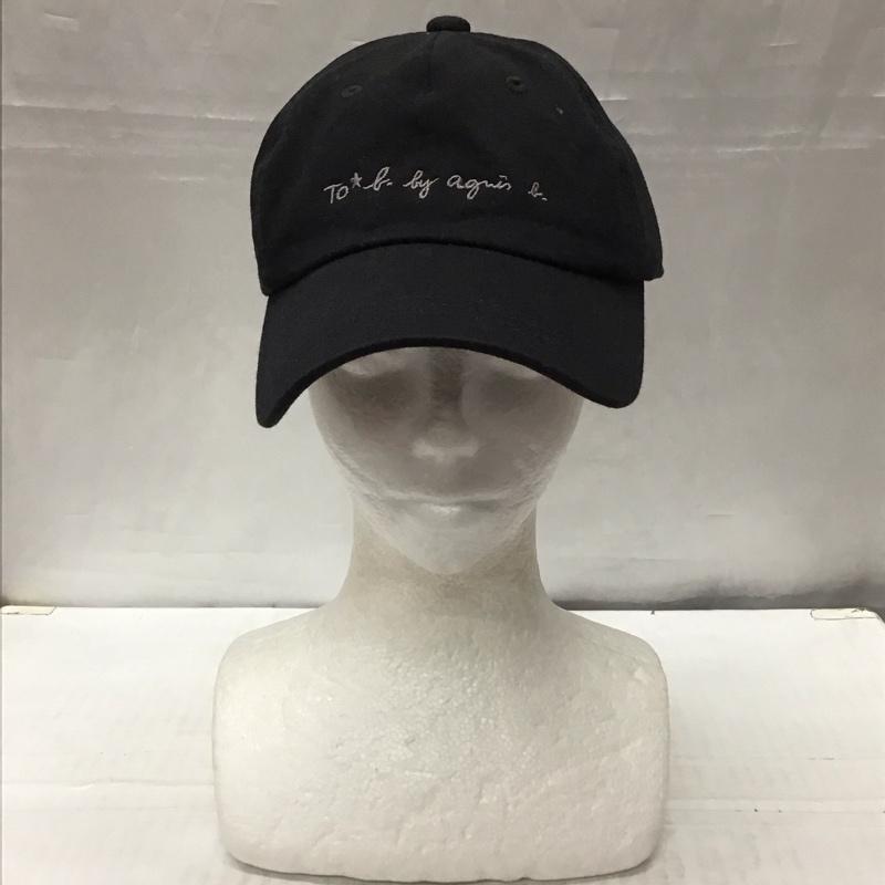 トゥービーバイアニエスベー To b. by agnes b. 帽子 キャップ 5682WT93 ロゴ FREE 刺繍 黒 / ブラック /  レディース USED 古着 中古 10113382
