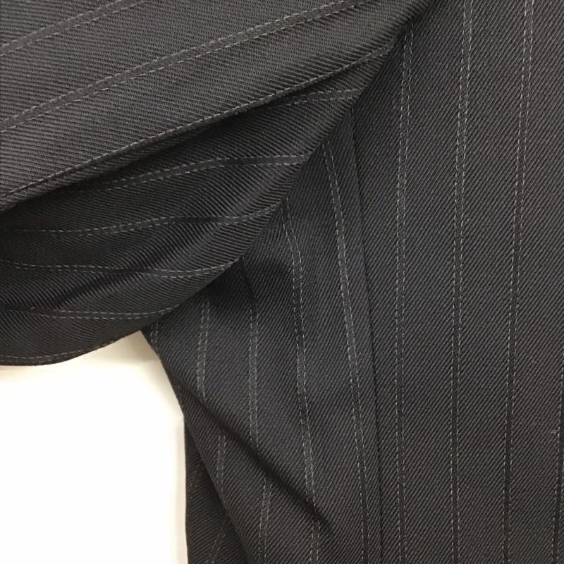 ジョルジオアルマーニ GIORGIO ARMANI ジャケット、上着 ジャケット、ブレザー カジュアルジャケット アウター カラージャケット ストライプ 黒 / ブラック /  メンズ USED 古着 中古 10144511