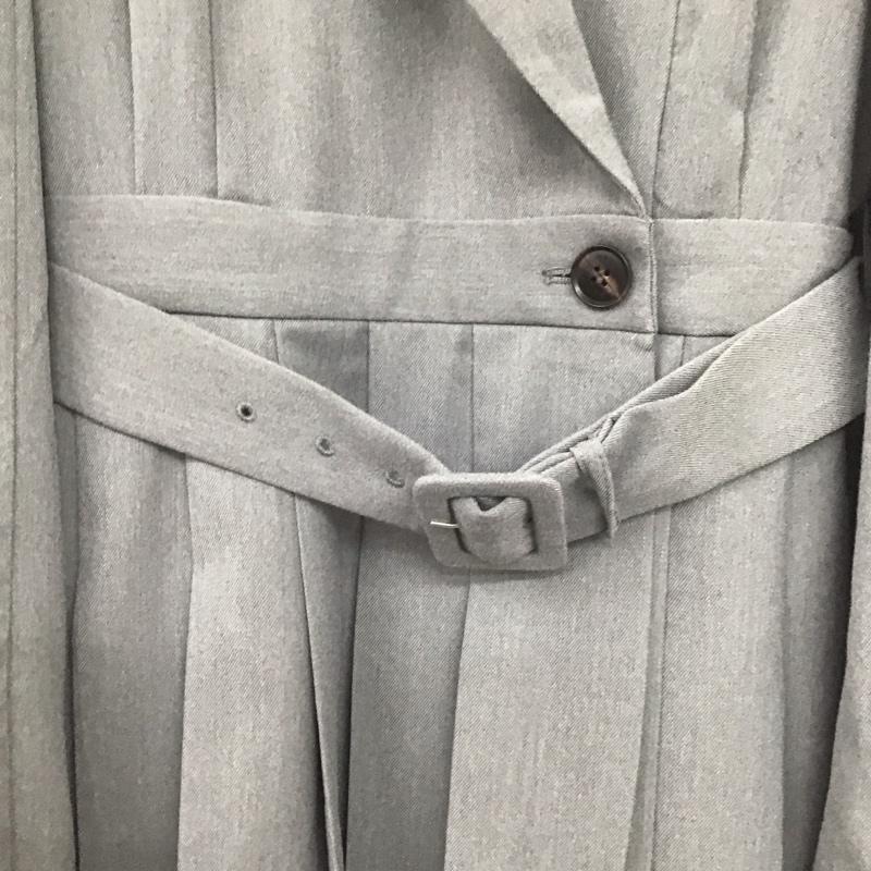 スライ SLY ワンピース ミニスカート 030HAA33-2191 TAILORED PLEATS S／OP 1 無地 灰 / グレー /  レディース USED 古着 中古 10140362