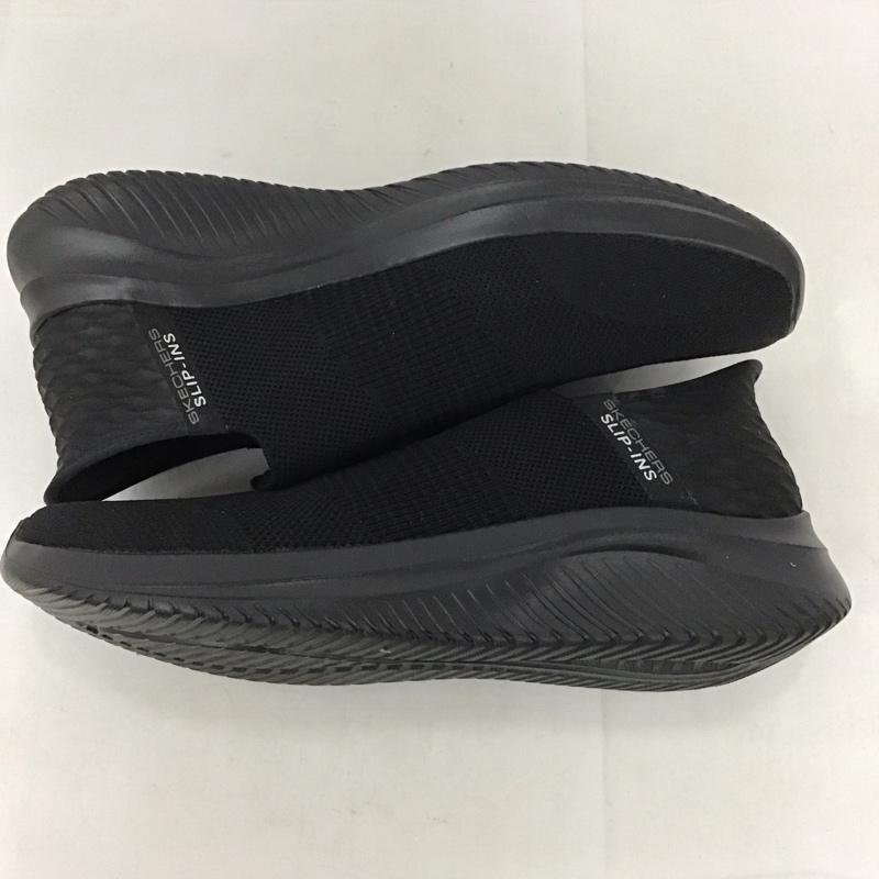 スケッチャーズ SKECHERS スニーカー スニーカー SN232450 スリップインズ ウルトラ フレックス 3.0 スムース ステップ 28cm 28.0cm ロゴ、文字 黒 / ブラック /  メンズ USED 古着 中古 10132462