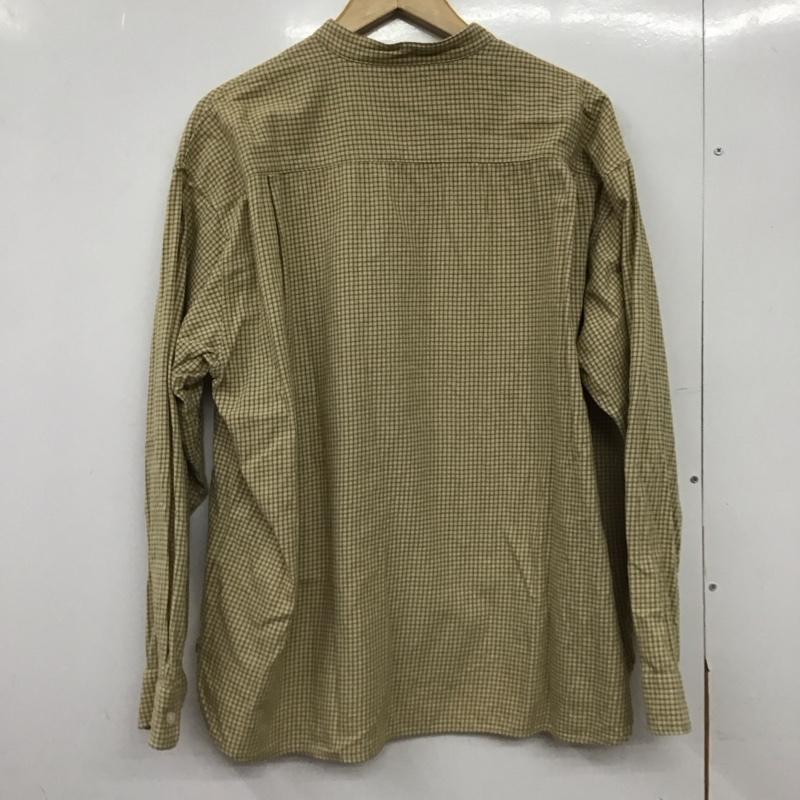 チャオパニックティピー CIAOPANIC TYPY シャツ、ブラウス 長袖 長袖シャツ チェックシャツ ノーカラーシャツ L チェック マルチカラー / マルチカラー /  メンズ USED 古着 中古 10150559