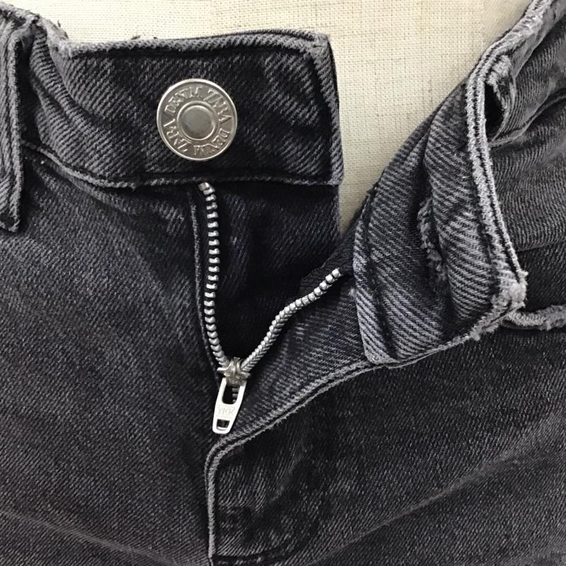 ザラ ZARA パンツ デニム、ジーンズ スキニー ストレッチ ハイウエスト 無地 黒 / ブラック /  レディース USED 古着 中古 10118460
