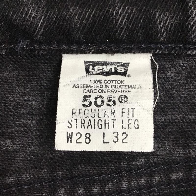 リーバイストラウスアンドコー Levi Strauss & co. パンツ デニム、ジーンズ 40505-4159 ブラックデニムパンツ スリムパンツ 28インチ 無地 黒 / ブラック /  メンズ USED 古着 中古 10116295