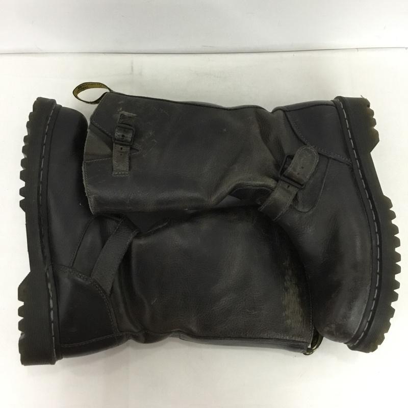 ドクターマーチン Dr.Martens ブーツ 一般 エンジニアブーツ UK7 US：8 無地 黒 / ブラック /  メンズ USED 古着 中古 10149864