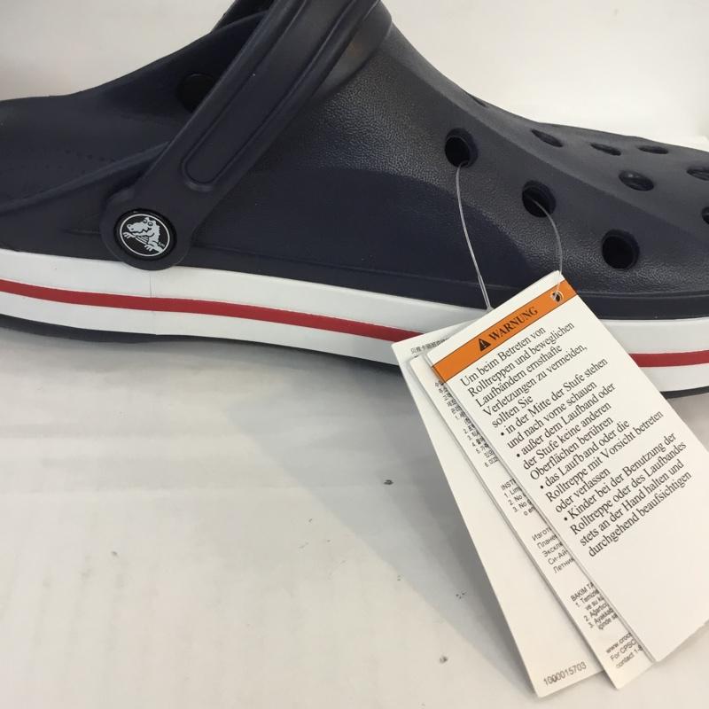 クロックス crocs サンダル サンダル 205089-4CC バヤバンドクログ Bayaband 23.0cm 無地 紺 / ネイビー /  レディース USED 古着 中古 10117339