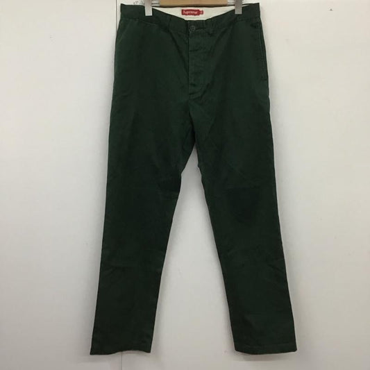 シュプリーム Supreme パンツ デニム、ジーンズ ワークパンツ ワイドパンツ カジュアルパンツ 32インチ 無地 緑 / グリーン /  メンズ USED 古着 中古 10129226