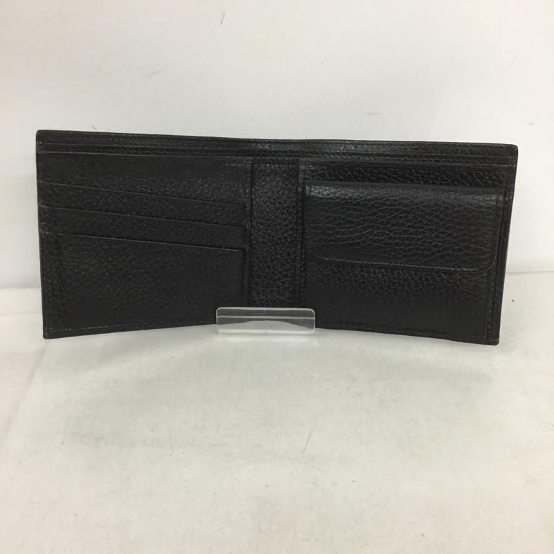 ハンティングワールド Hunting World 財布 二つ折り 箱有 ワンポイント 黒 / ブラック /  メンズ USED 古着 中古 10136340