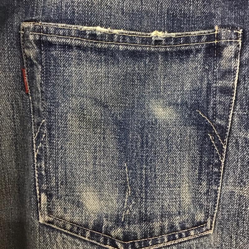 シュガーケーン SUGAR CANE パンツ デニム、ジーンズ W32 L34 32インチ 無地 青 / ブルー /  メンズ USED 古着 中古 10113927